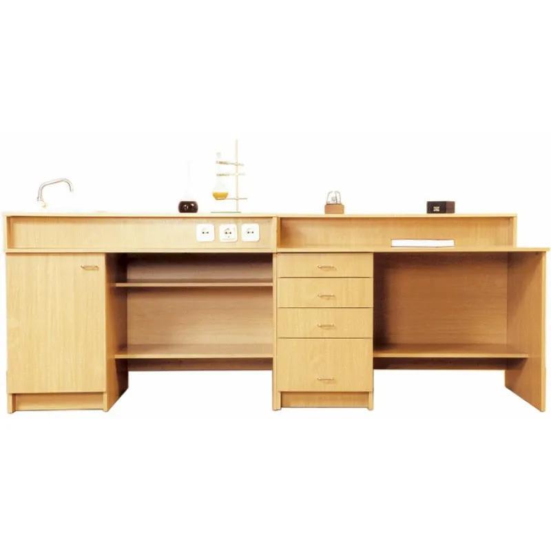 Стіл демонстраційний для кабінету хімії 2400х750х900 (80340) БРІК